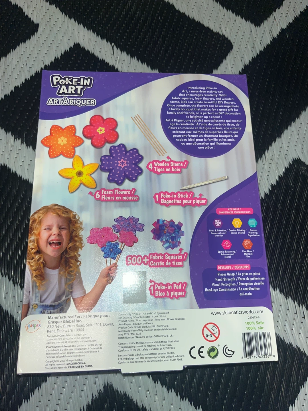 Skillmatics Poke-In Art Flower Bouquet Craft Kit - photo 3