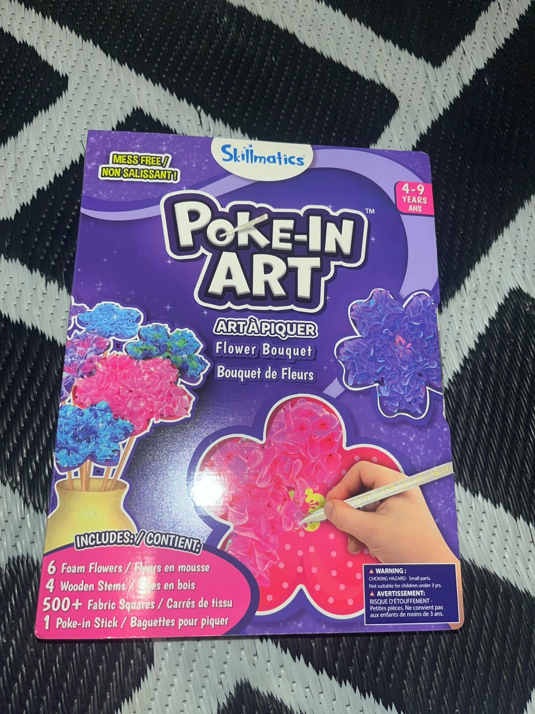 Skillmatics Poke-In Art Flower Bouquet Craft Kit