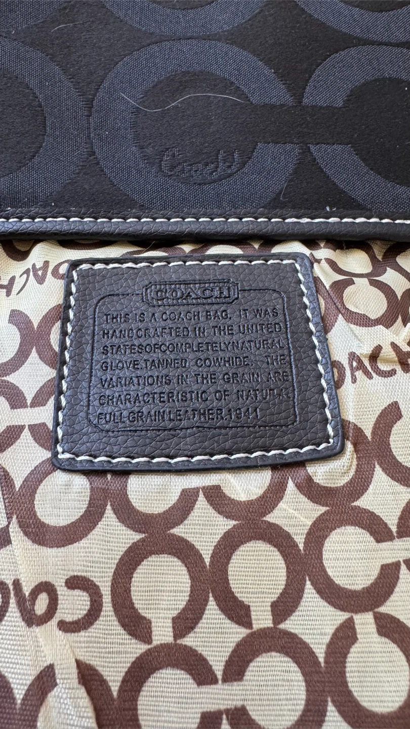 Coach Black Canvas Logo Turn-lock Crossbody Bag - photo 4