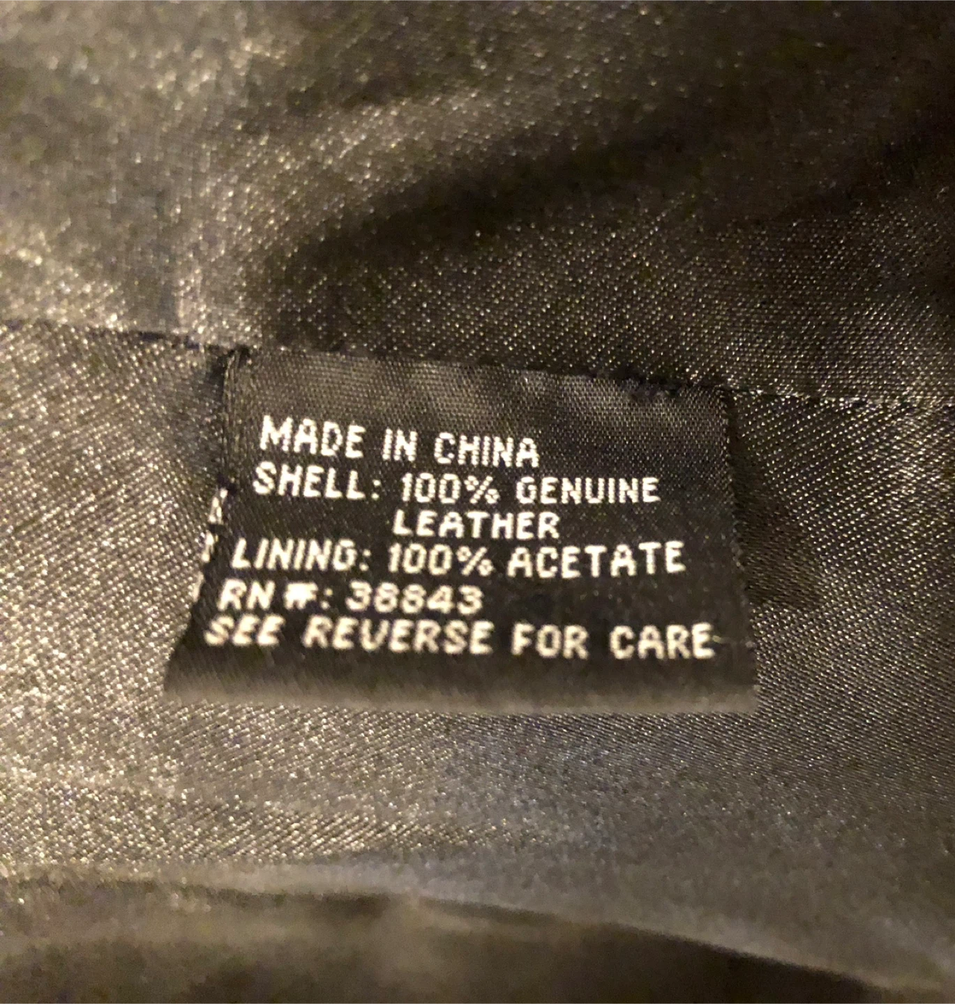 Black Snakeskin Print Genuine Leather Jacket - photo 3