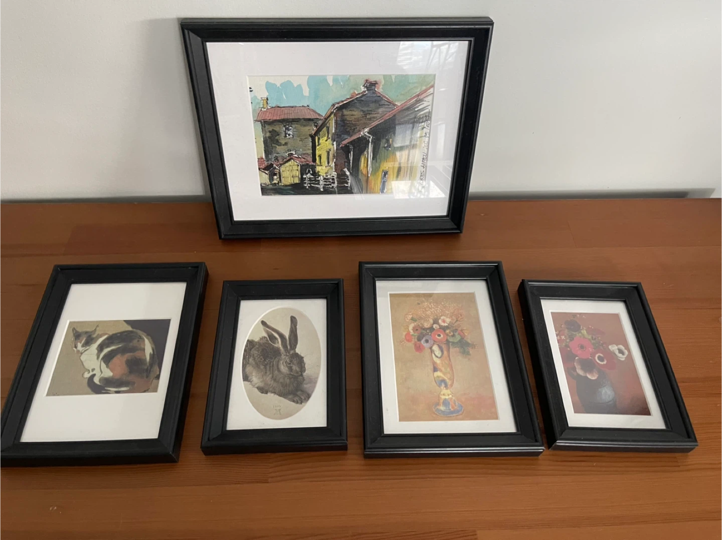 Set of 5 Framed Art Prints