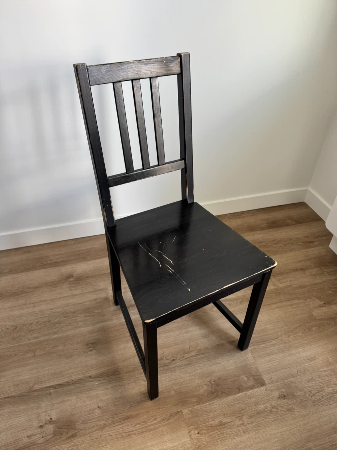 Free Black Wooden Chair - Pick up only