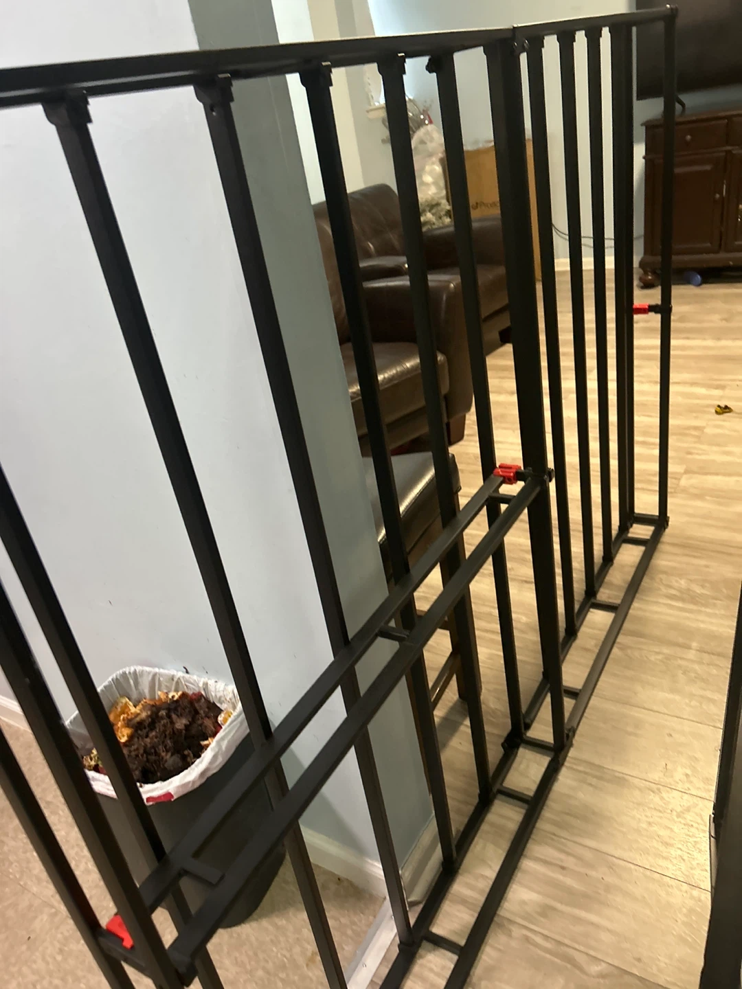 Black Metal Folding Pet Gate - photo 2