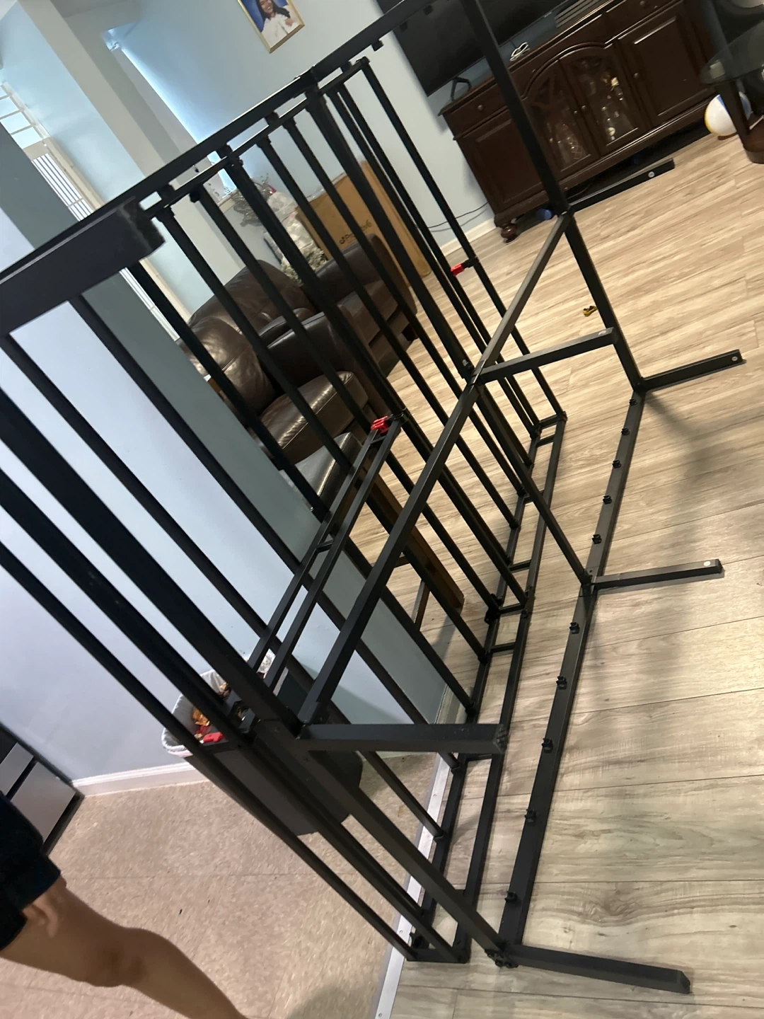 Black Metal Folding Pet Gate - photo 3