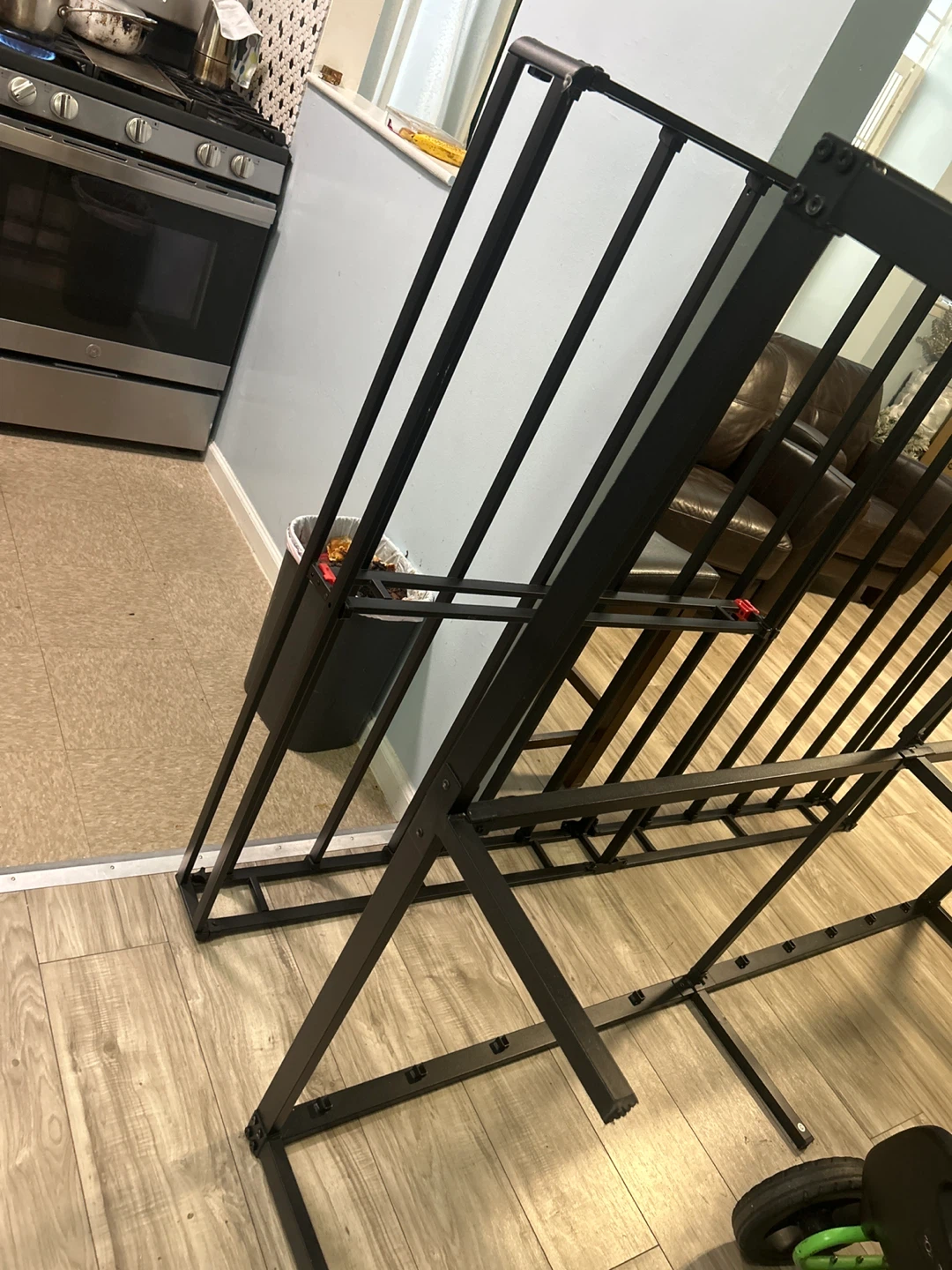 Black Metal Folding Pet Gate - photo 4