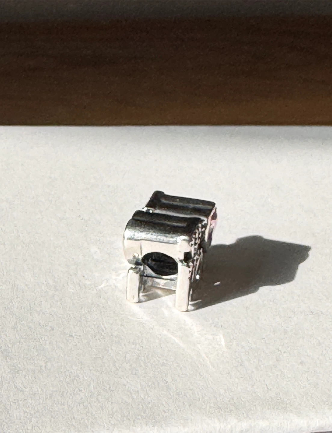 Sterling Silver 'I Love Mom' Charm with Pink Heart - photo 5