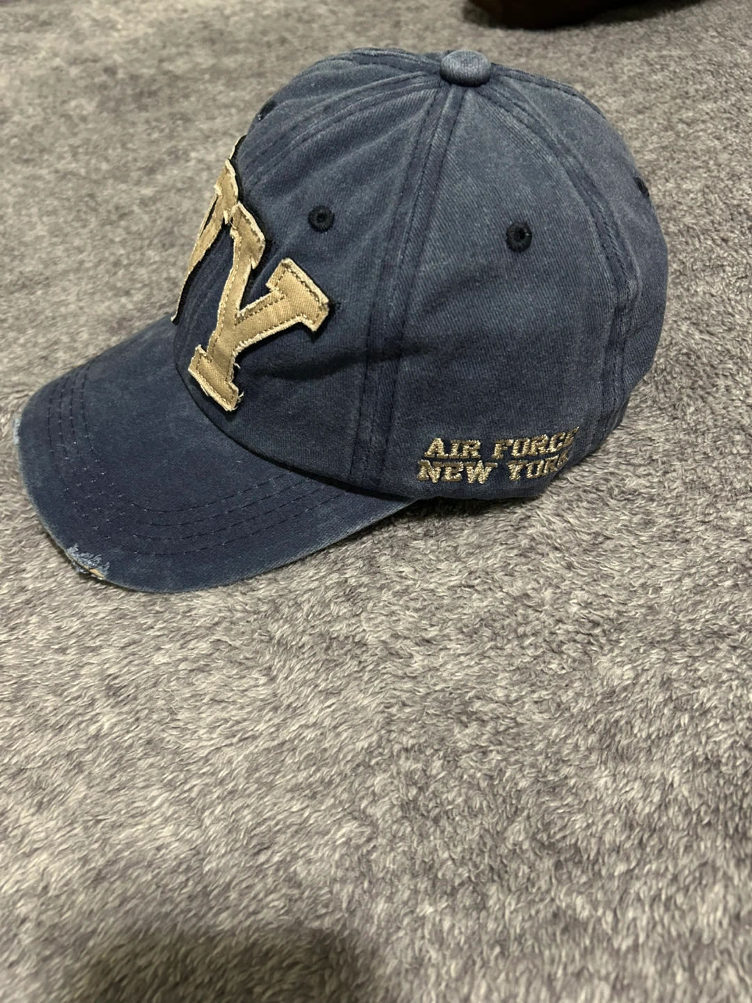 Blue NY Air Force New York Baseball Cap - photo 3