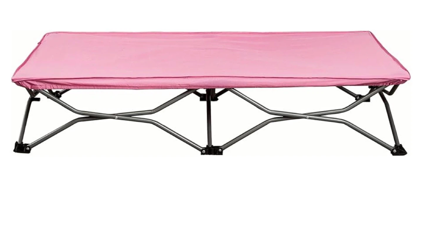Regalo Pink Portable Toddler Cot