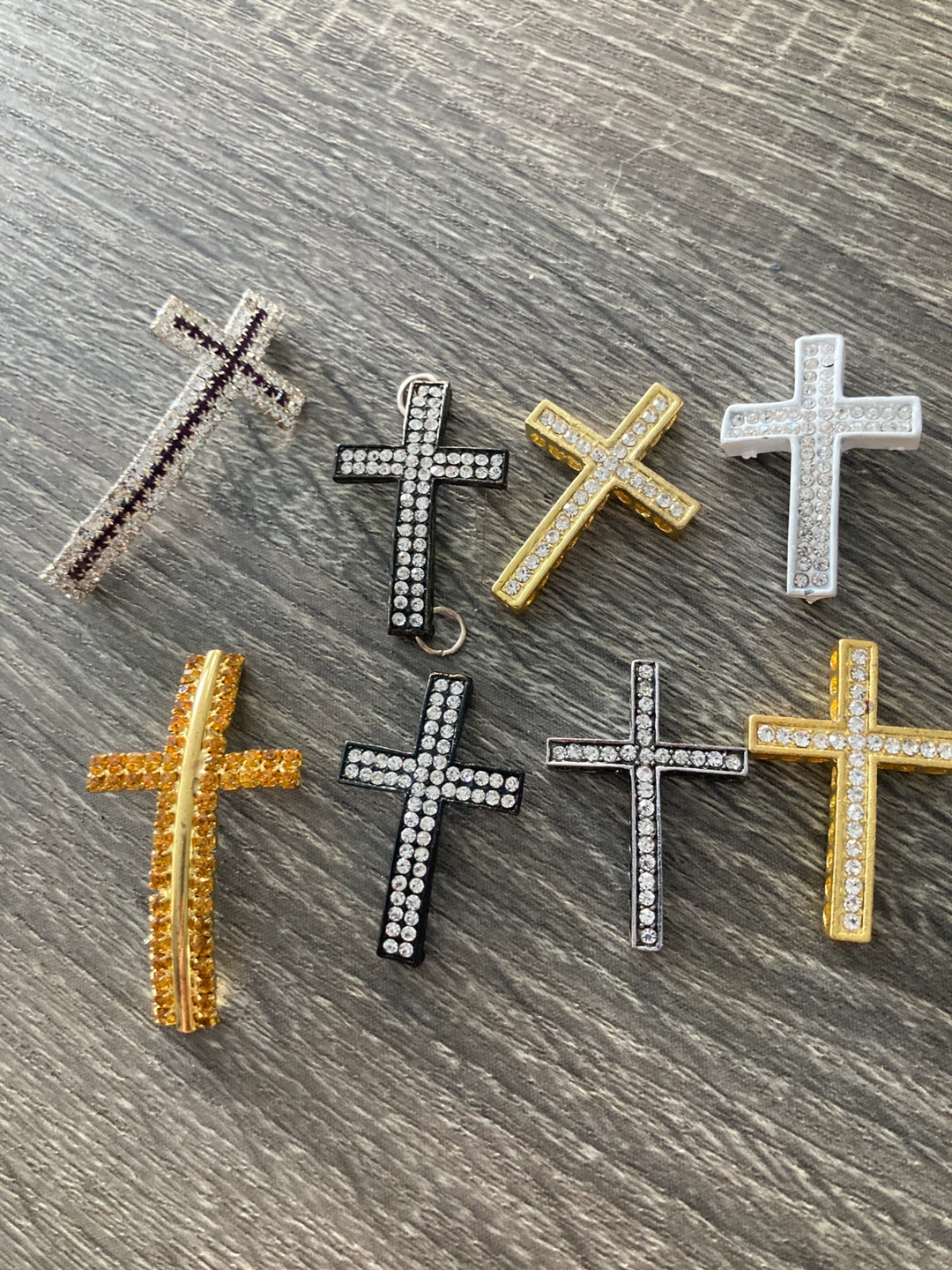 Assorted Rhinestone Cross Lot