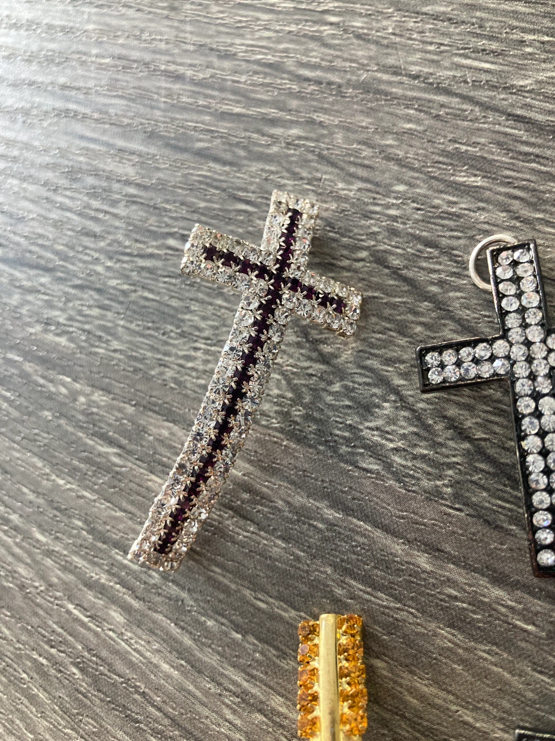 Assorted Rhinestone Cross Lot - photo 2