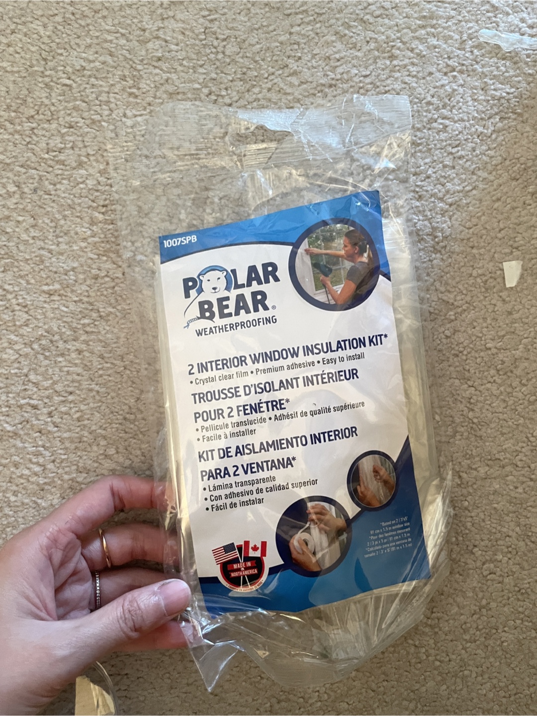 Polar Bear Weatherproofing 2 Interior Window Insulation Kits