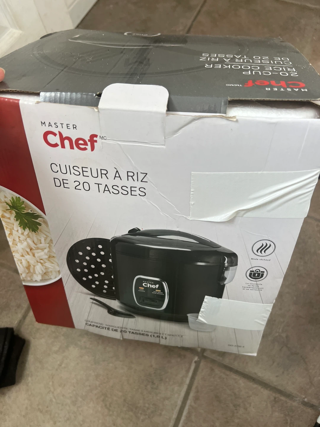 Master Chef 20-Cup Rice Cooker