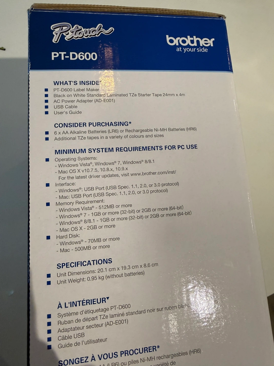 Brother PT-D600 PC Connectable Label Maker - photo 3