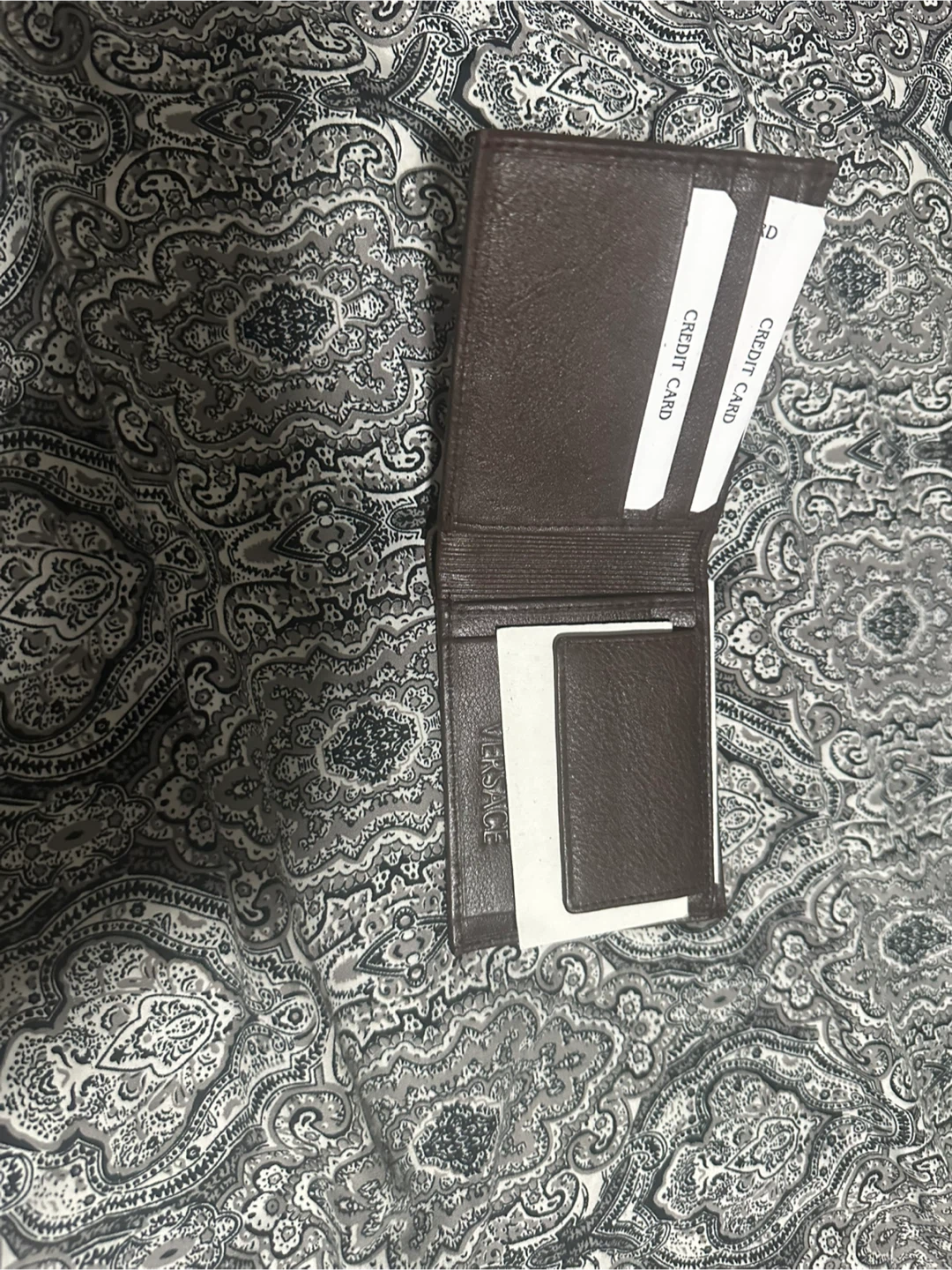 Versace Brown Leather Bi-Fold Wallet - photo 4