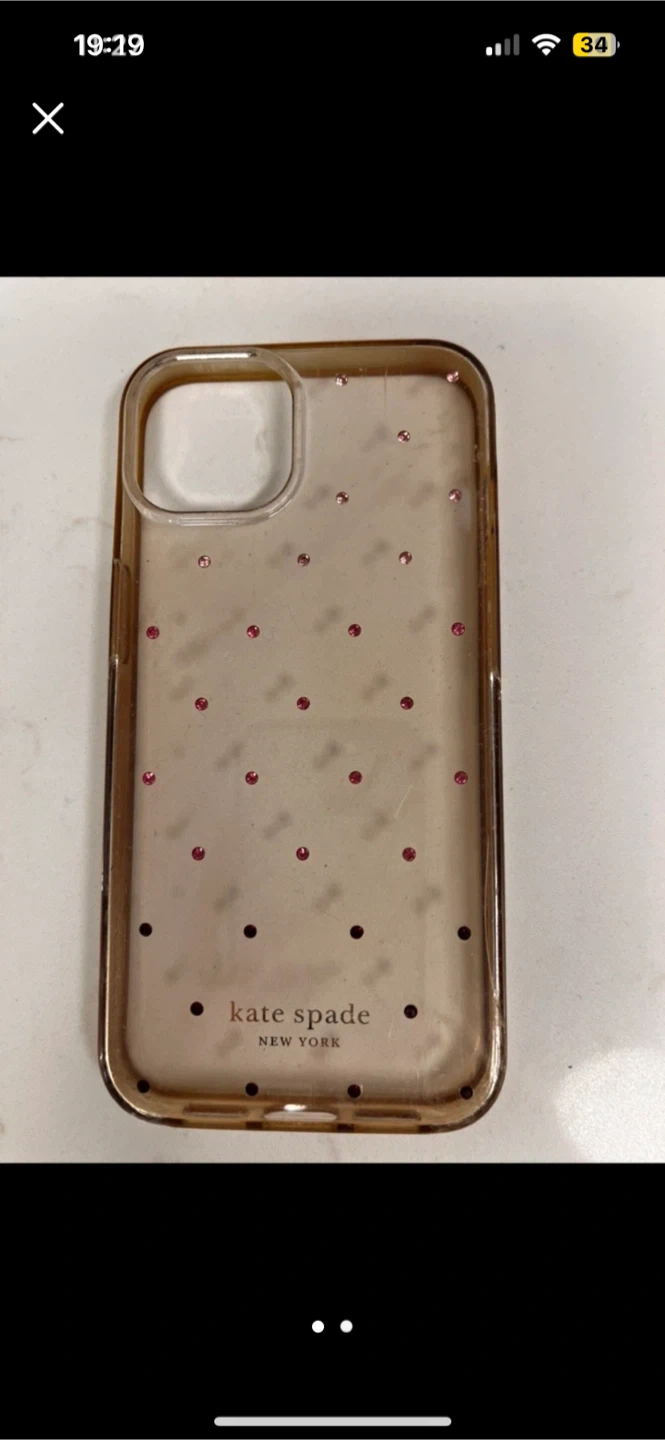 Kate Spade iPhone XR Case with Rhinestones FREE W OTHER ITEMS