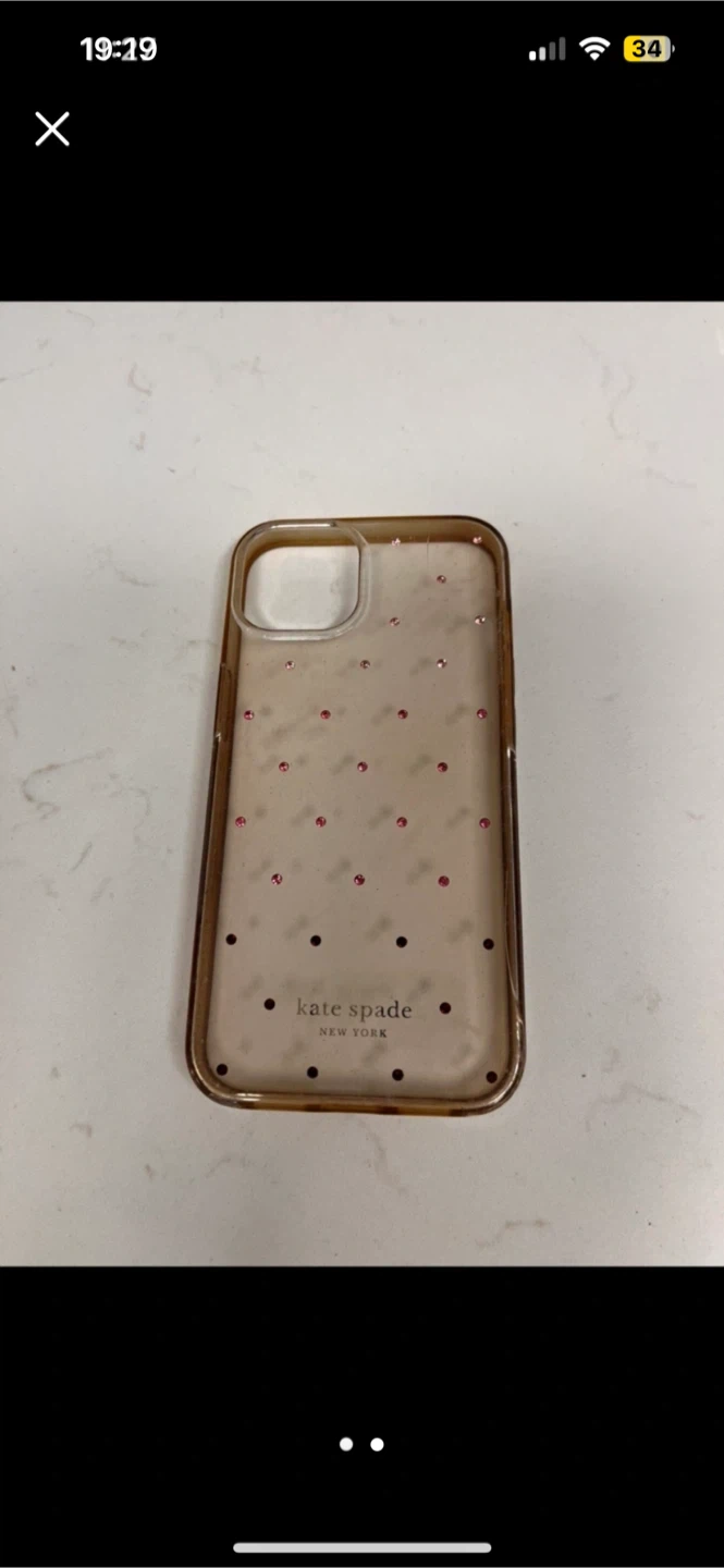 Kate Spade iPhone XR Case with Rhinestones FREE W OTHER ITEMS - photo 2
