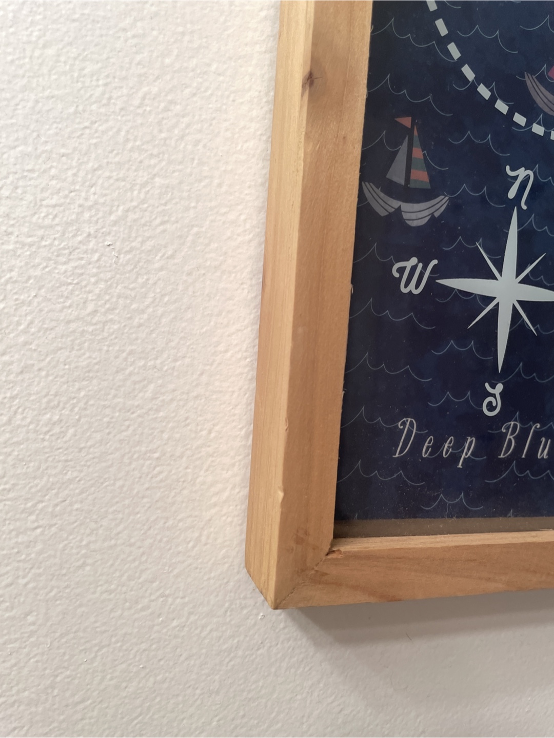 Ahoy Matey Framed Pirate Map Wall Art - photo 4