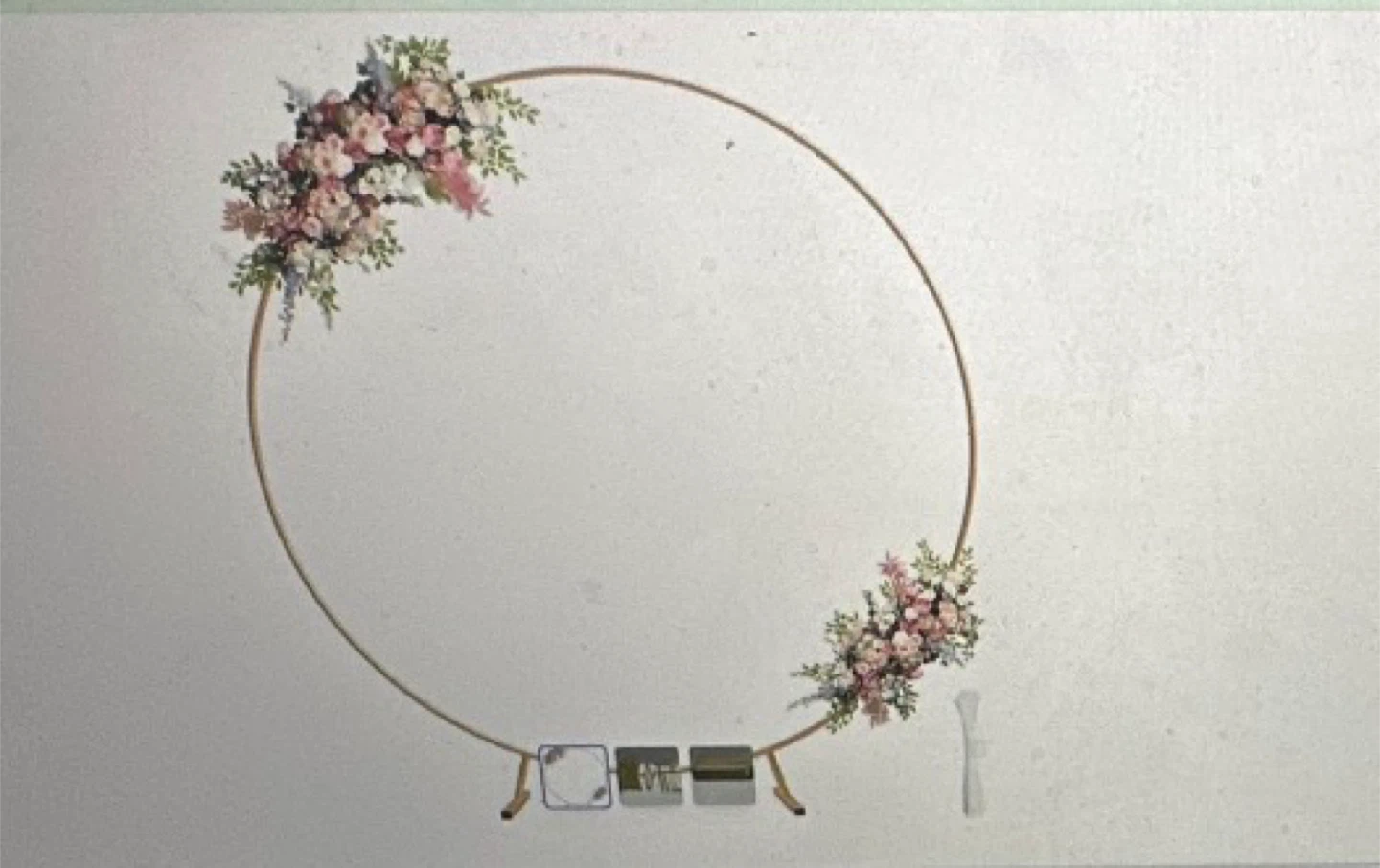 Chamvis Round Backdrop Stand,