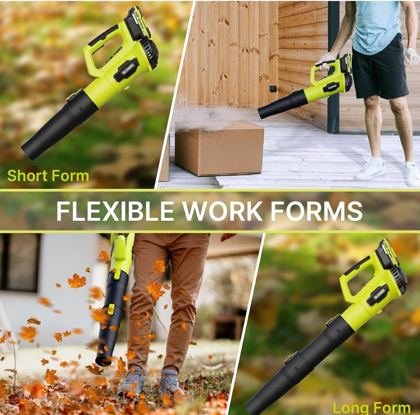 Cordless Leaf Blower with 2x 21V 2000mAh Batteries - photo 5