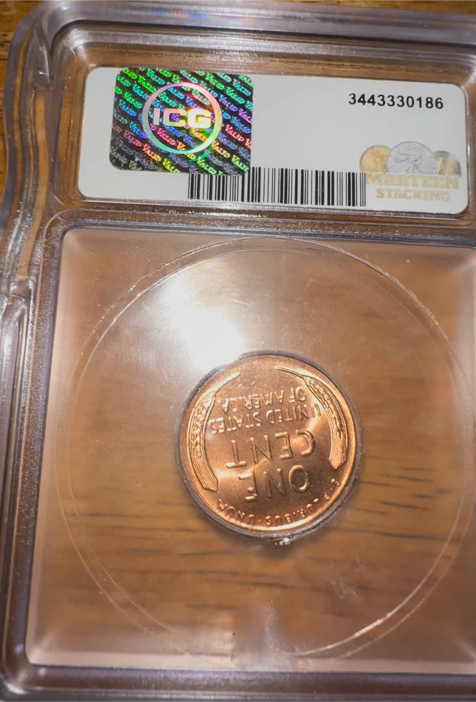 1958 Lincoln Wheat Penny - MS66 RD - photo 4