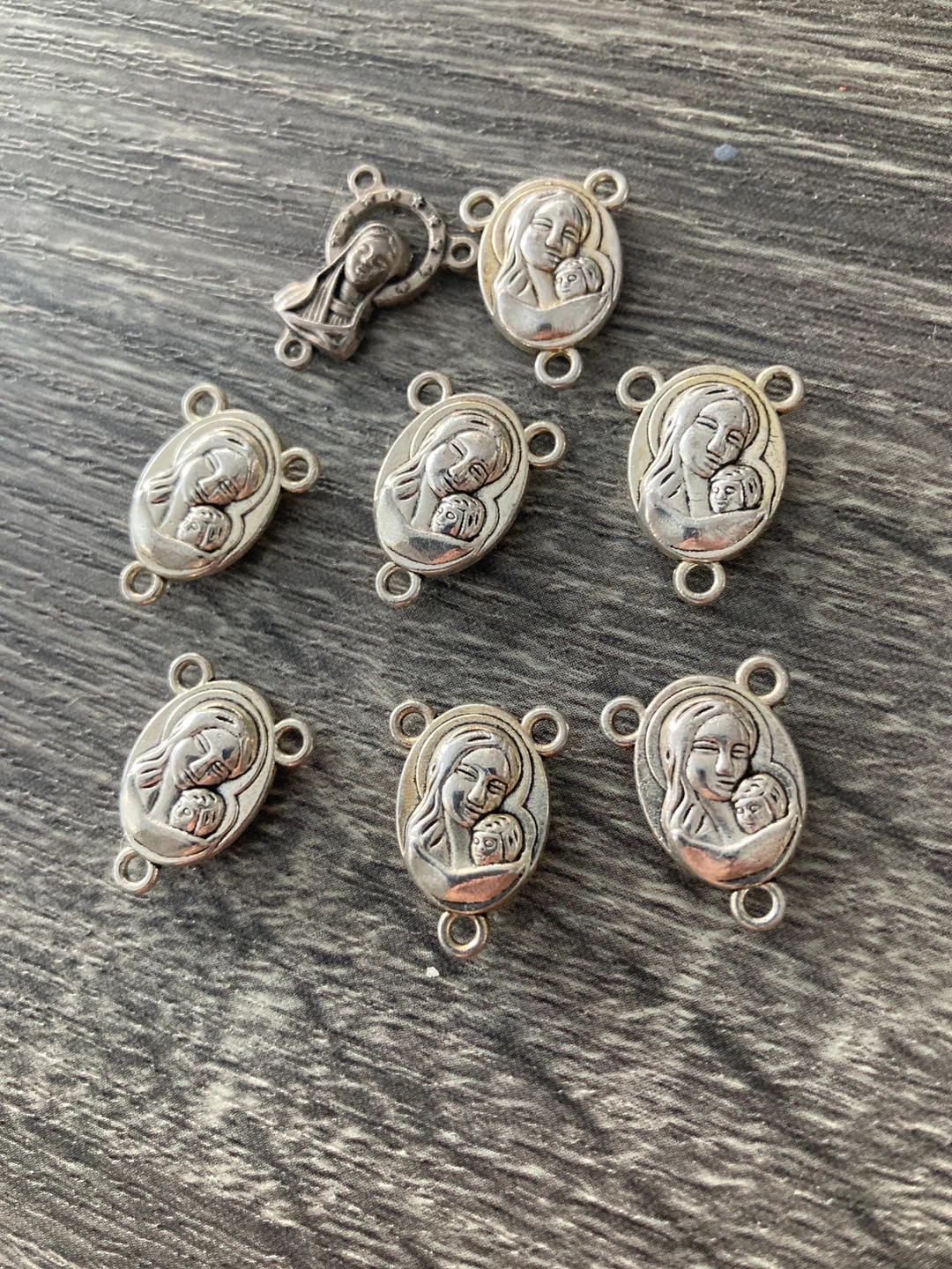 8 Religious Charms Lot