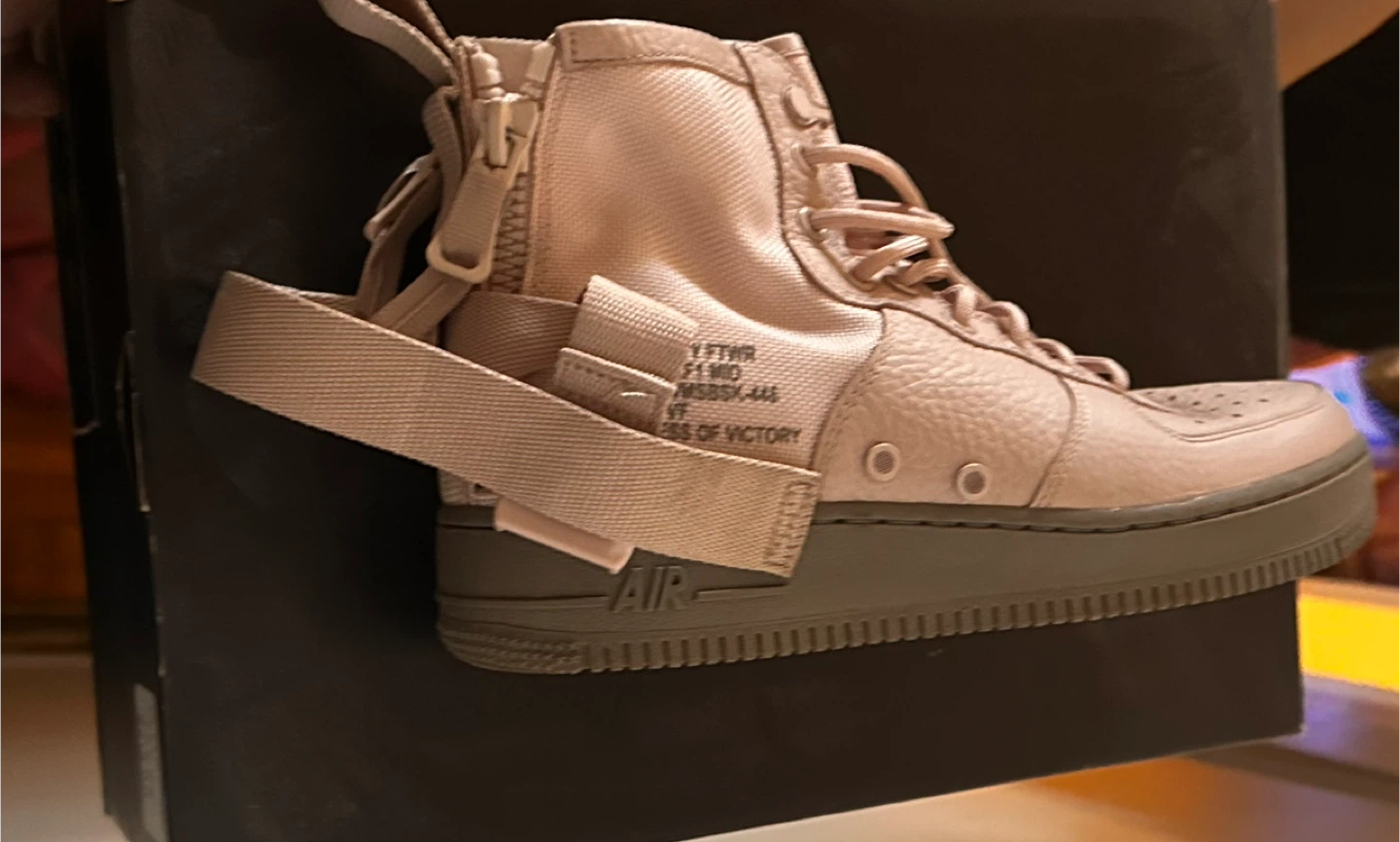 Nike SF AF1 Mid 'Ivory' Women's High-Top Sneakers - photo 2