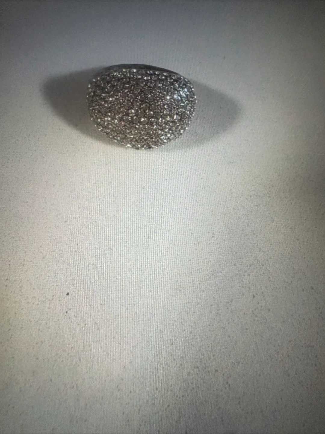 Bague style boule sertie de brillants - photo 4