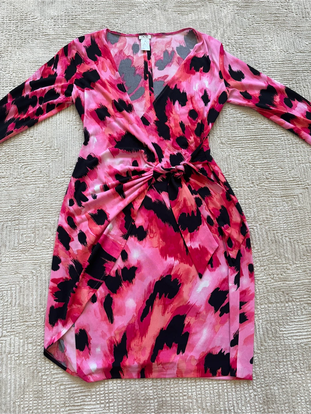 Cache Wrap Dress Size M