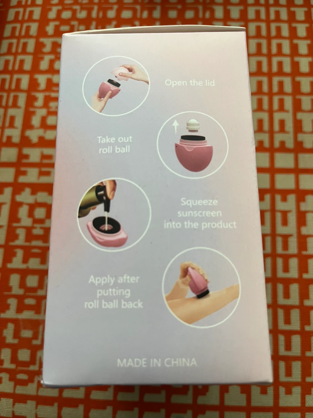 Silicone Sunscreen Applicator - Pink - photo 2