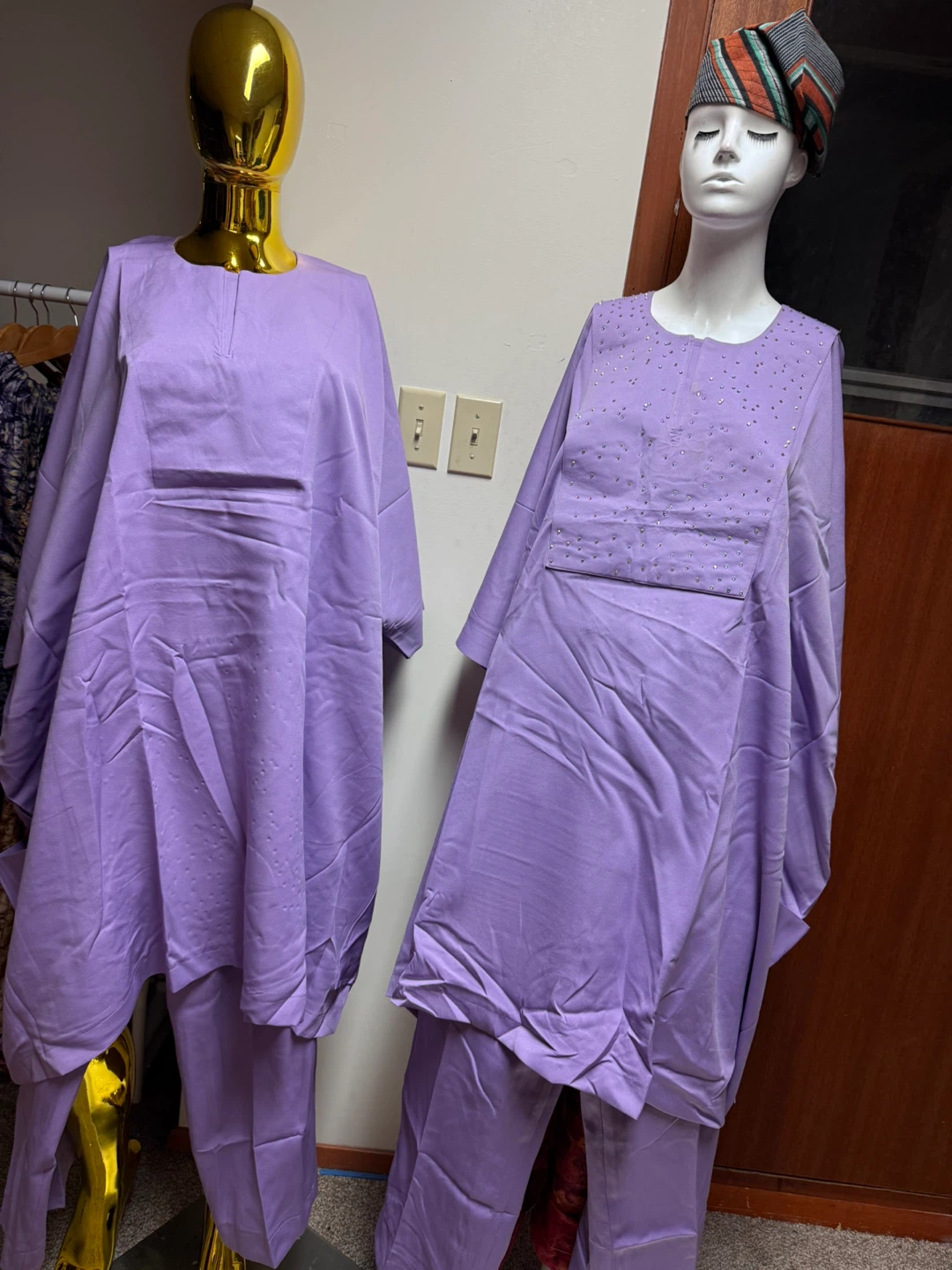 African Kaftan Agbada Set - photo 3