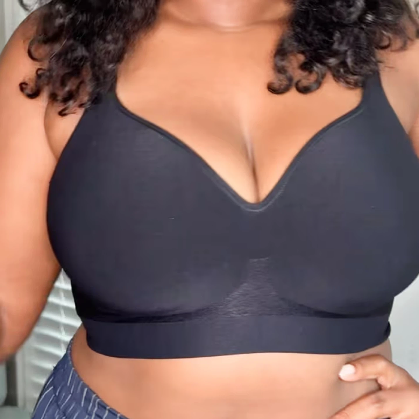 Truekind Supportive Comfort Wireless Shaping Bra - Black XL - photo 3