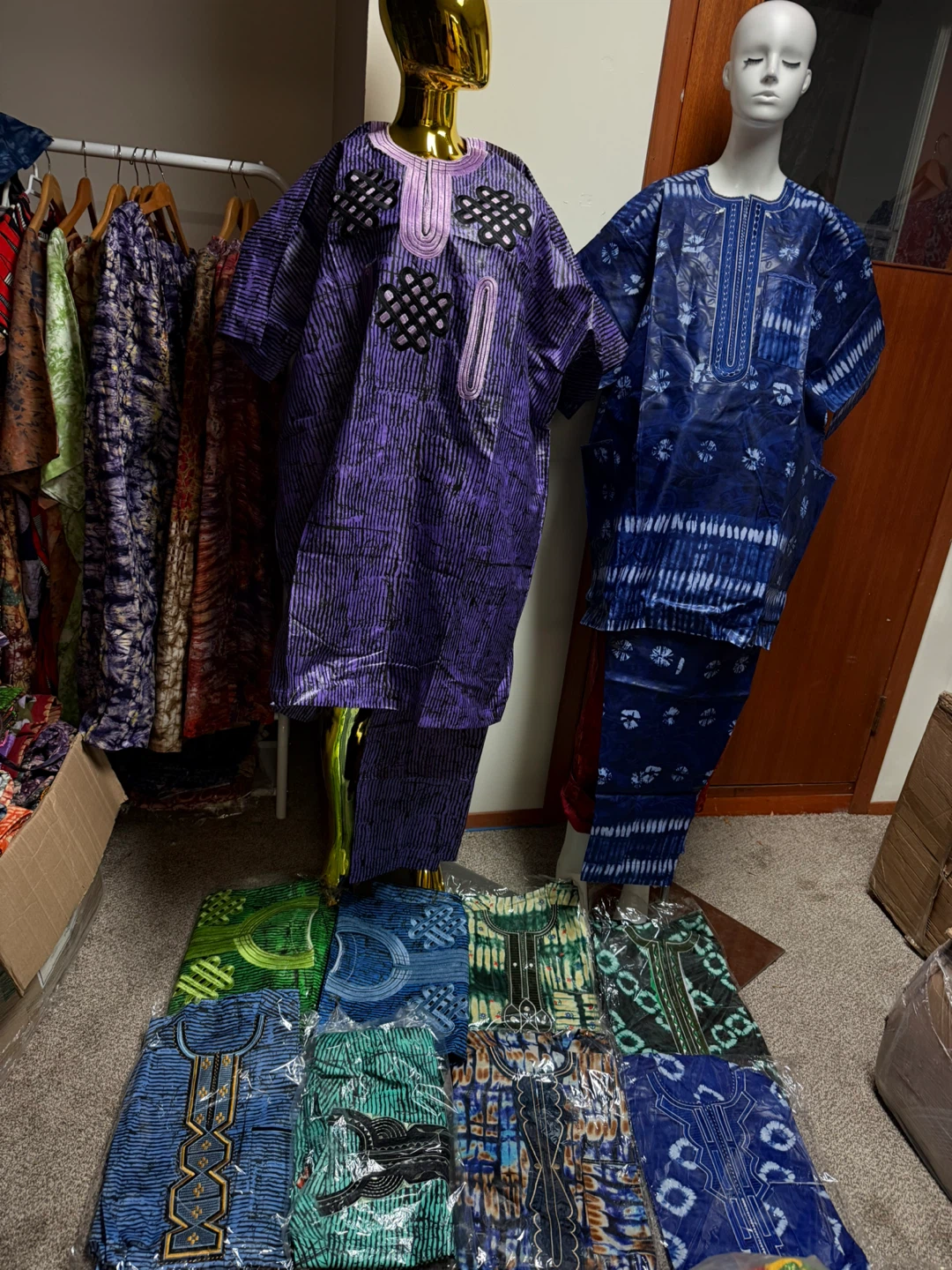 Men's African Print Dashiki Outfit Set