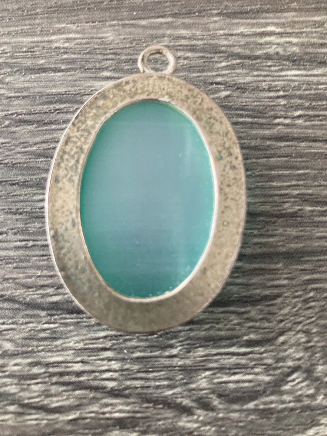 Teal Oval Pendant - photo 3
