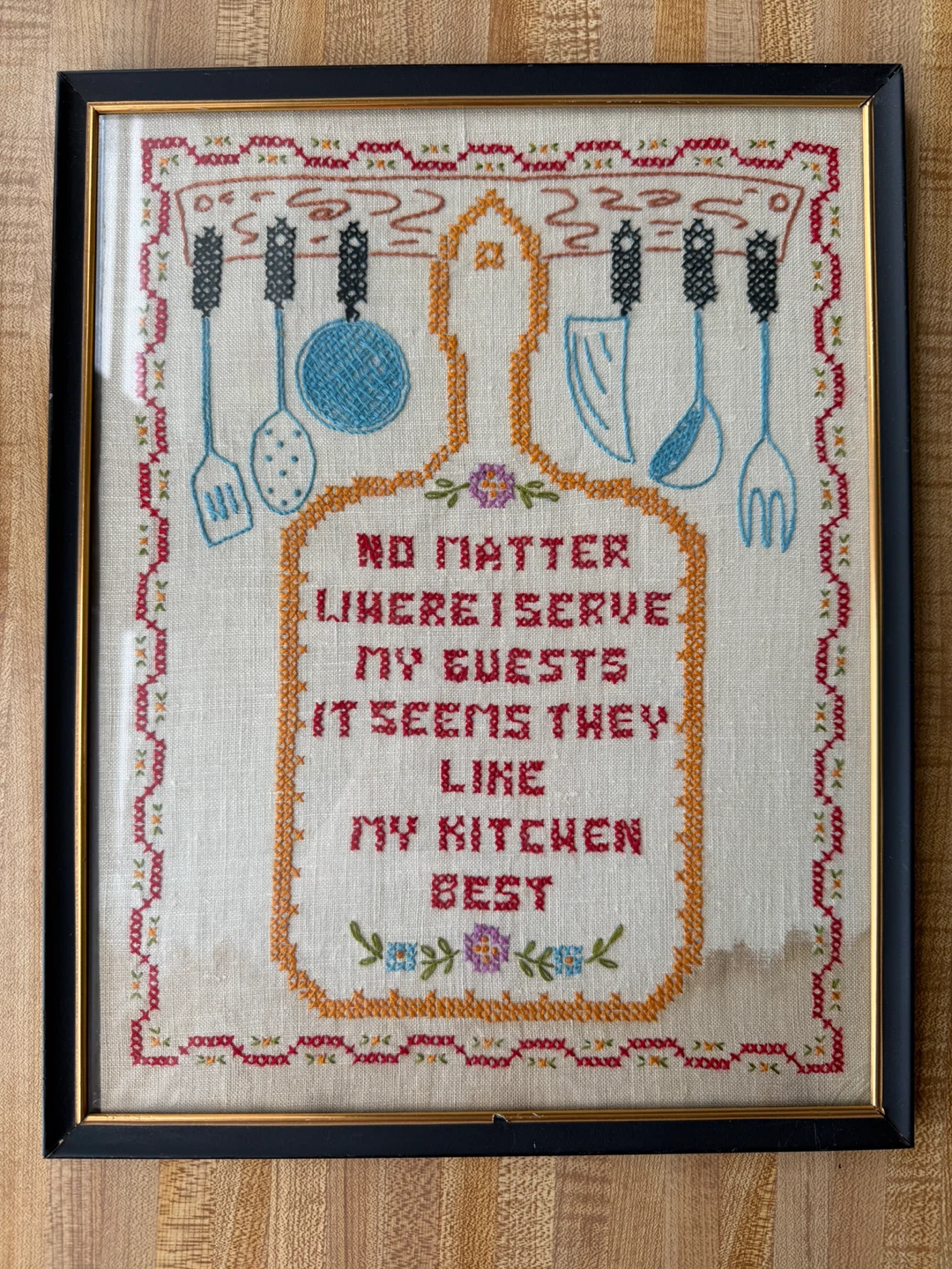 Crossstitch Embroidery Wall Decor