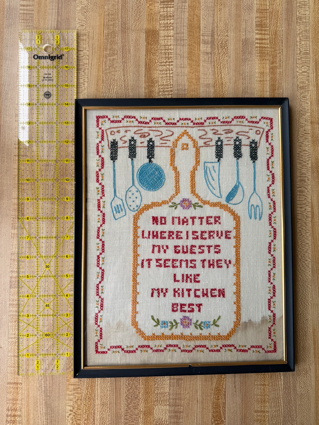 Crossstitch Embroidery Wall Decor - photo 2