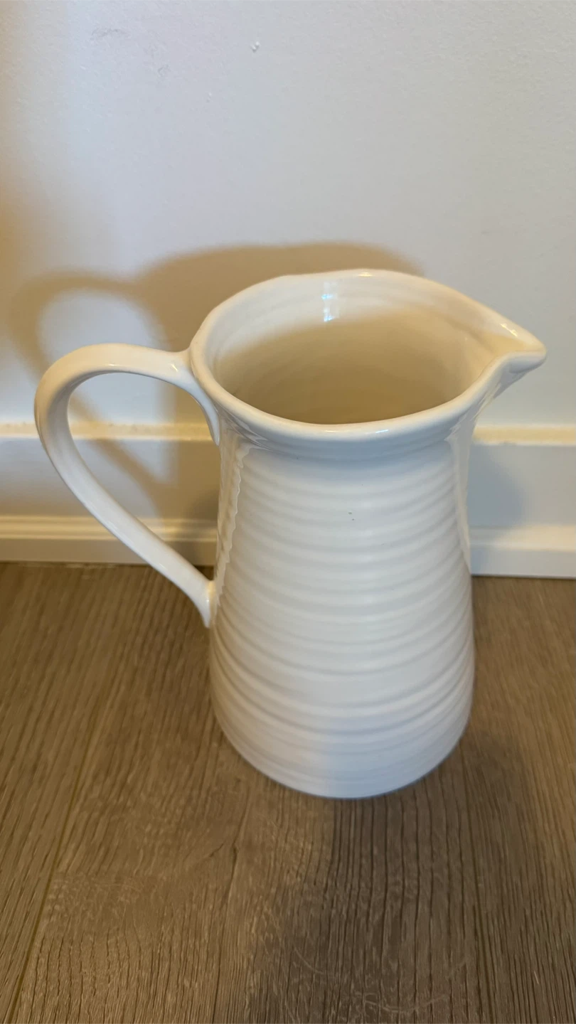 White Ceramic Pitcher - photo 2