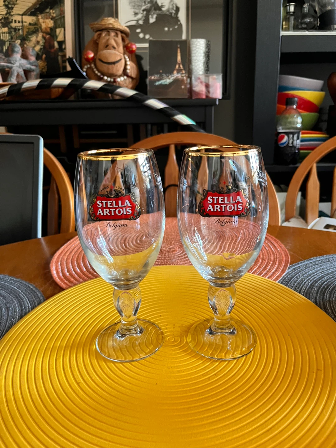 Stella Artois Beer Glasses (Set of 2)
