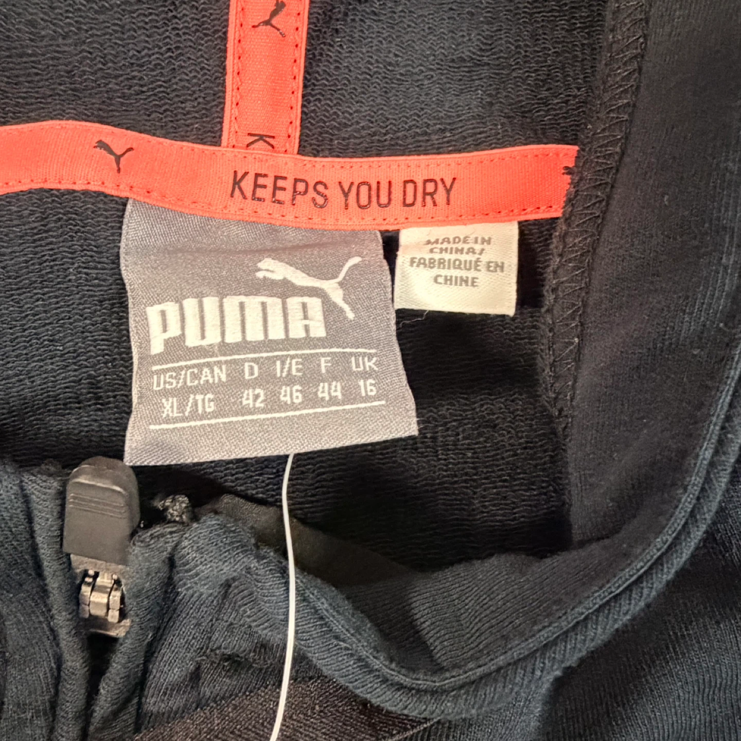 Puma Black Hoodie XL DryCELL Brand New With Tags - photo 5