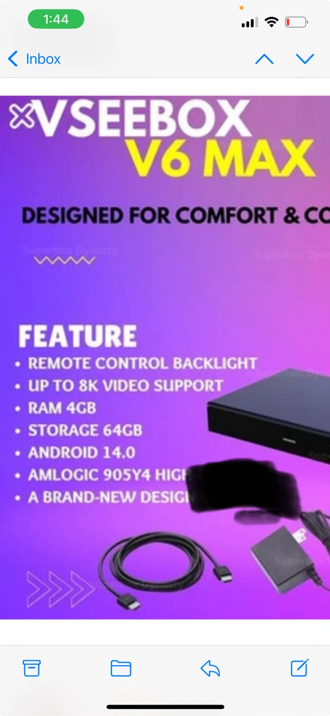 vSeeBox V6 MAX Smart Media Player - photo 3
