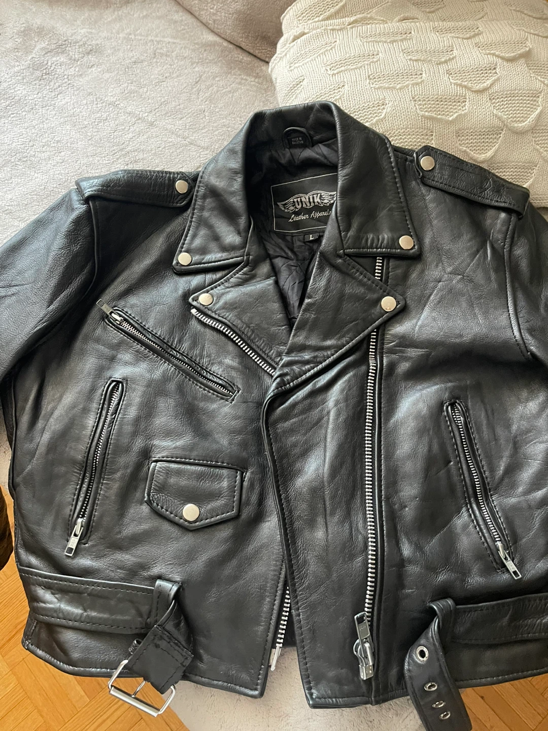 UNIK Leather Apparel Motorcycle Jacket - Size L - photo 4