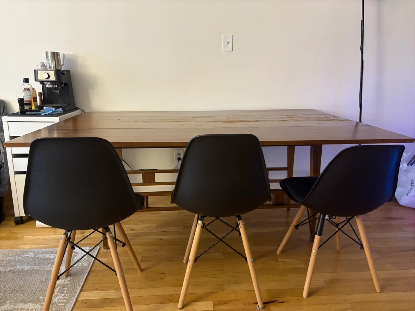Wooden Drop Leaf Dining Table - photo 2