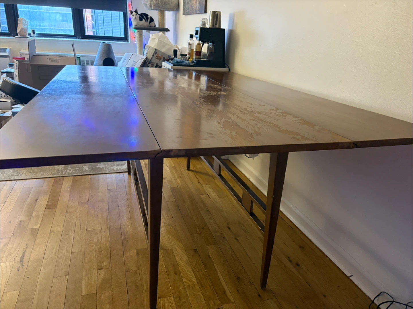 Wooden Drop Leaf Dining Table - photo 3