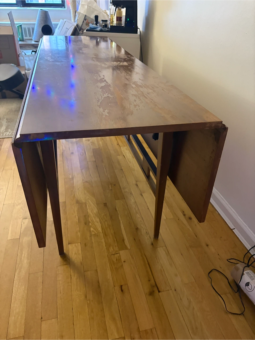 Wooden Drop Leaf Dining Table - photo 5