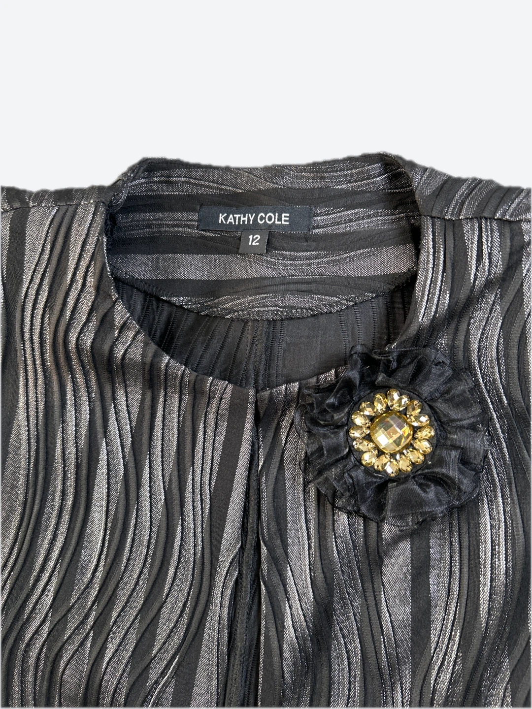Kathy Cole  black and silver jacket - photo 2