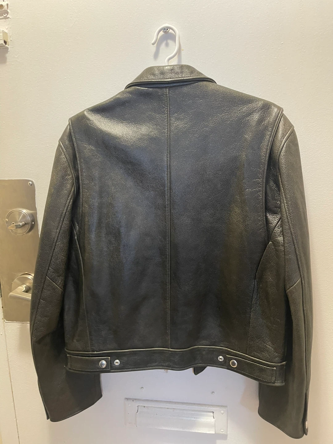 Tony Wack Black Leather Jacket - Size M - photo 3