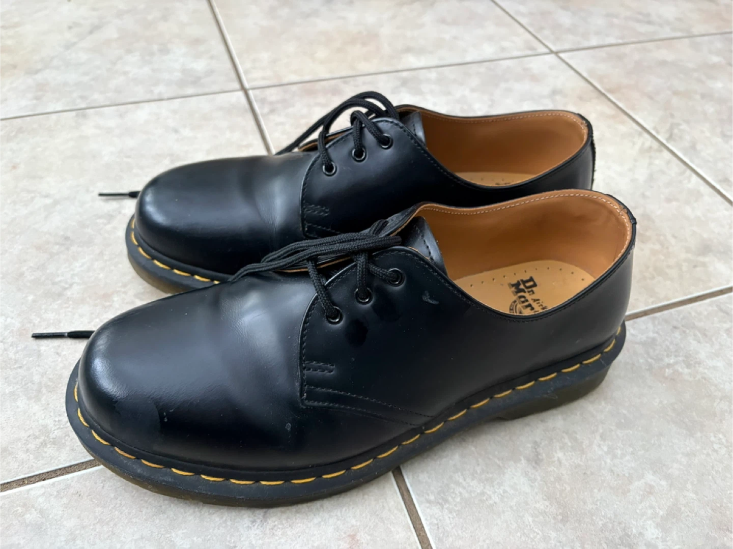 Dr. Martens 1461 Black Leather Oxford Shoes - photo 4