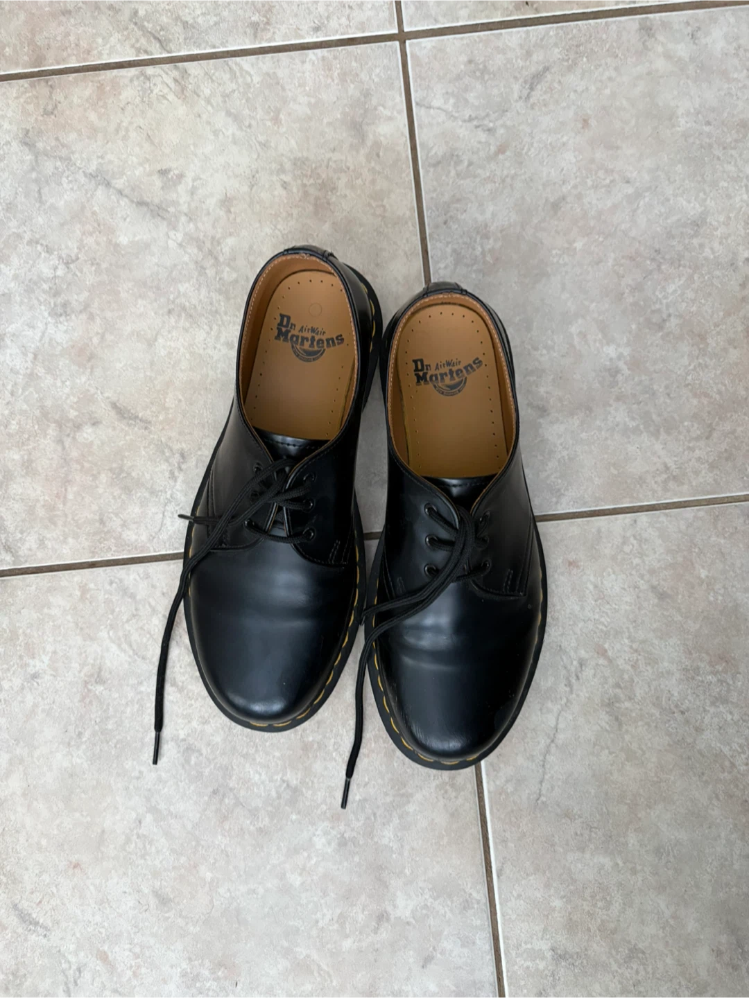 Dr. Martens 1461 Black Leather Oxford Shoes - photo 3