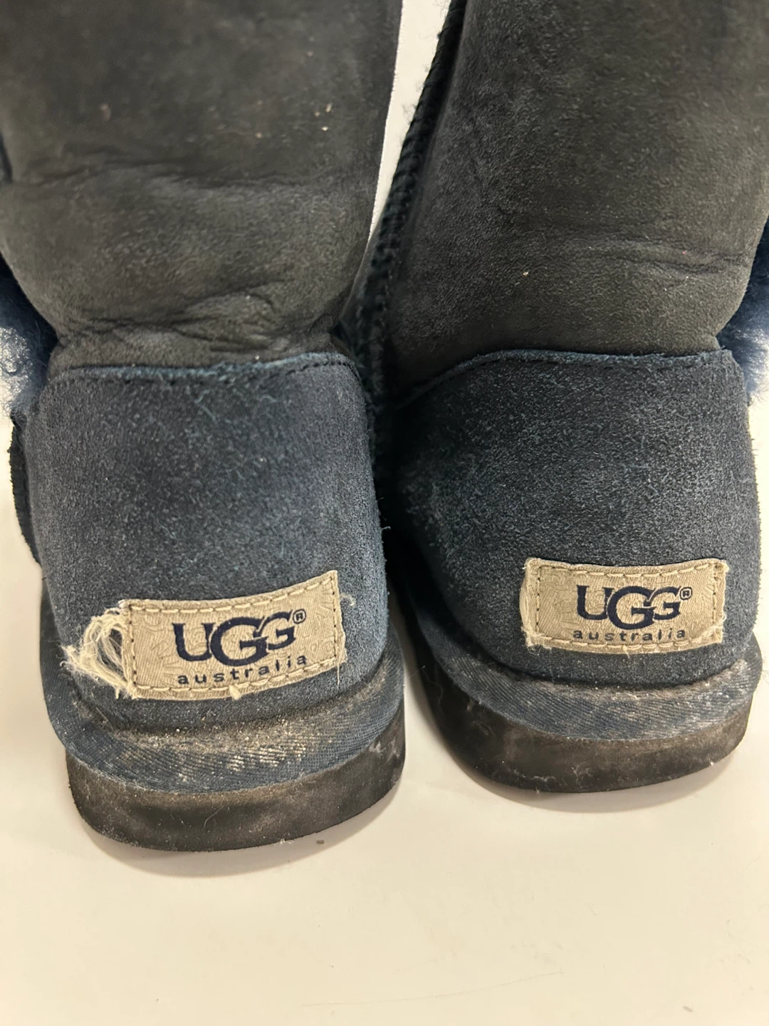 🥕 Used UGG Australia Bailey Button Boots Navy Blue Women’s - photo 4