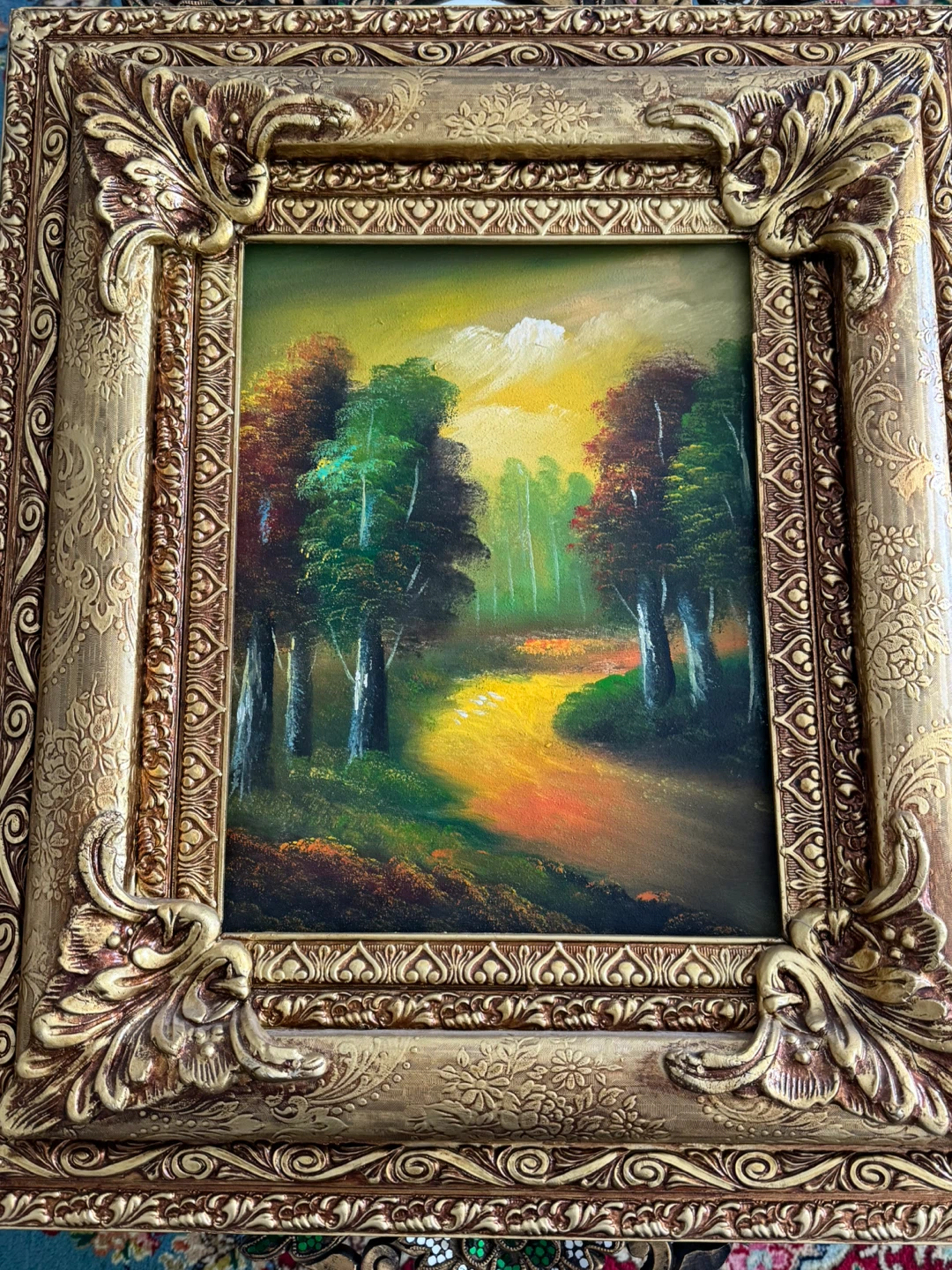 Vintage Landscape Oil Paintings (Set of 2) - Framed - photo 3