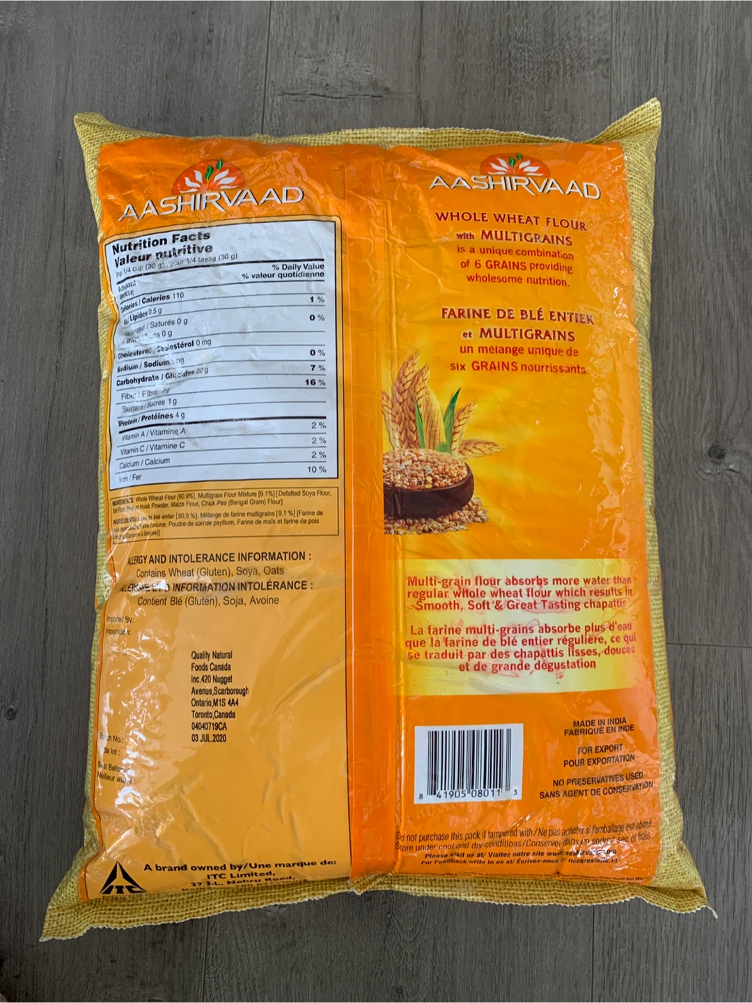 Aashirvaad Whole Wheat Flour Expired 🥕 - photo 2